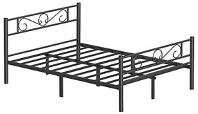 Rám dvojlôžkovej postele 198 x 141,8 x 86,4 cm VASAGLE RMB063B01