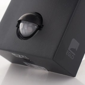 Eglo 97451 - Vonkajšie nástenné svietidlo so senzorom CALDIERO 1xE27/10W/230V IP44