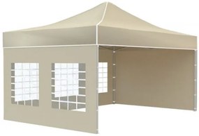 Nožnicový stan POLOPROFI PLUS 3x4,5 m béžový