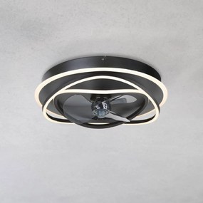 EGLO Namori stropné LED svetlo s ventilátorom