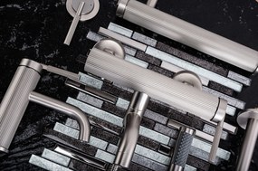 Rea Argon, vaňová batéria s ručnou sprchovou súpravou, brúsená oceľ, REA-B6452