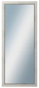 DANTIK - Zrkadlo v rámu, rozmer s rámom 50x120 cm z lišty CARRARA biela (2896)