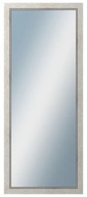 DANTIK - Zrkadlo v rámu, rozmer s rámom 50x120 cm z lišty CARRARA biela (2896)
