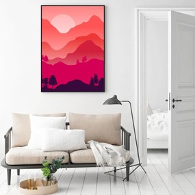 Plagát - Horská krajina (A4)