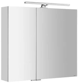 Sapho Sapho, MIRRÓ galérka s LED osvetlením, 80x70x16cm, biela, MC080-0030