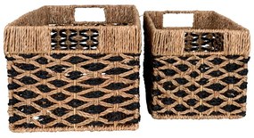 Košíky z morskej trávy v súprave 2 ks 25x40x21 cm Salar – House Nordic