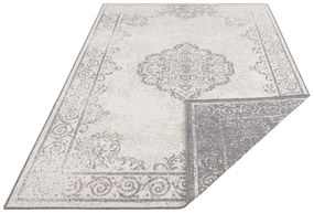 NORTHRUGS - Hanse Home koberce Kusový koberec Twin Supreme 103870 Grey / Cream – na von aj na doma - 80x150 cm
