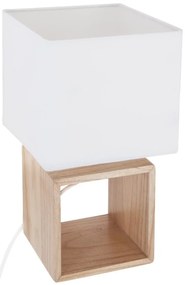 Biela stolná lampa POJO