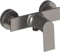 Sprchová batéria Ravak Plan bez sprchového setu 150 mm grafit kartáčovaný X070655