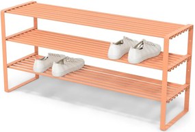 Oceľová skrinka na topánky v lososovej farbe 100x48,5x29 cm Rex – Spinder Design