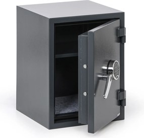 Ohnivzdorný nábytkový trezor s elektronickým zámkom, trieda S2, 580 x 440 x 435 mm