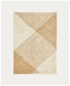 Béžovo-krémový jutový koberec 160x230 cm Maelan – Kave Home