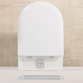 VILLEROY &amp; BOCH Subway 2.0 WC sedátko s poklopom SlimSeat, s funkciou QuickRelease a Softclosing, biela alpská, 9M78S101