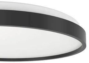 Eglo 300692-LED RGBW stropné svietidlo MOZONCILLO-Z LED/28,3W/230V čierna + diaľkové ovládanie