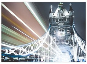 Sklenený obraz Tower Bridge (70x50 cm)