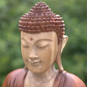 Ručne vyrezávaná socha Buddhu - Premýšľajúci Buddha 30cm