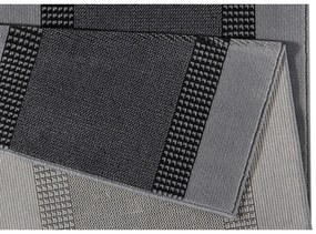 Sivý behúň Hanse Home Basic, 80 x 300 cm