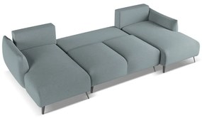 Svetlomodrá rohová pohovka Malie – Makamii