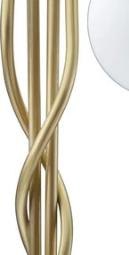 Stojacia lampa Glamy 176 cm biela/zlatá