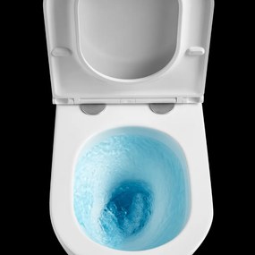 Invena Glamour, závesná WC misa so Swirlflush 495x365x363 mm + toaletné sedadlo s pomalým zatváraním, biela, INV-CE-92-001-L