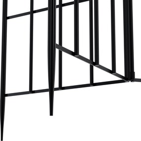 Mriežka na popínavé rastliny Flowton - čierna