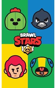 DETSKÝ BAVLNENÝ UTERÁK BRAWL STARS 30X50CM VZOROVANÝ