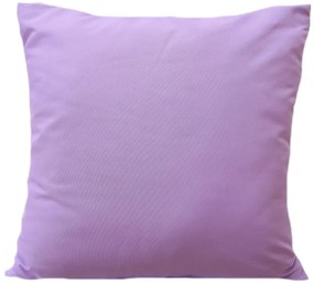 Jednofarebná obliečka v slabo fialovej  farbe 40x40 cm