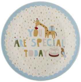 Bloomingville Keramický tanier Celebrate Blue Ø 16 cm