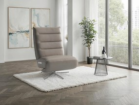 XXXLutz RELAXAČNÉ KRESLO, koža, sivá Sit & More - Online Only obývacie izby - 000144038016