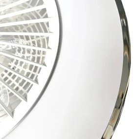 LED Stropné svietidlo s ventilátorom OPAL LED/72W/230V + diaľkové ovládanie