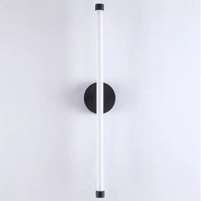 Toolight Toolight, LED nástenné svietidlo 60cm, 12W, 3000K, LHJ069-W, čierna matná, OSW-60037