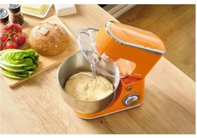 Sencor - Kuchynský robot s nerezovou miskou 1300W/230V oranžový