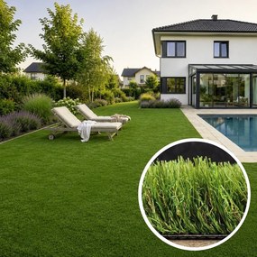 Artificial grass specialists, Umelá tráva Princess, vyrezať kruh, šíře 4m, zelená
