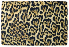 Interiérová rohožka s motívom kože leoparda - 75 * 50 * 1cm
