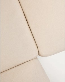 Béžová ženilková rohová pohovka (variabilný roh/do L) Alea – Kave Home