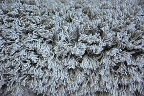 Koberec Micro fiber soft shaggy strieborný