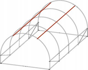 TRENDIE Fóliovník 3x6m biely PREMIUM