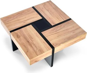 Konferenčný stolík Shanel (dub craft + čierna). Vlastná spoľahlivá doprava až k Vám domov. 1039439