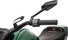 Detská elektrická motorka Ducati Diavel x Bentley Green