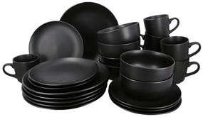 Silvercrest®  Súprava kuchynského riadu, 24-dielna (čierna)  (100395229)
