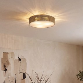 Japandi stropné svietidlo prírodné s tienidlom 46cm 3-svetlá - Luz