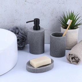 Kúpeľňový pohár Porzio, sivá, 300 ml