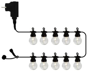 Svetelná reťaz počet žiaroviek 10 ks dĺžka 300 cm Lucas Clear – Sirius