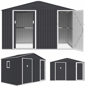 Záhradný domček na náradie Kovový Falcon 340x194 cm Veľký XXL