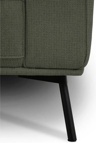 Tmavozelená ženilková rohová pohovka (ľavý roh/do L) Amsterdam – Scandic