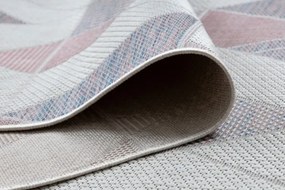 Koberec SIZAL SION Geometric 3006 ecru/rúž