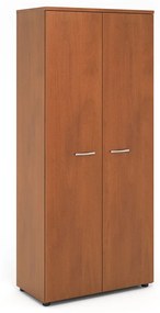 Vysoká šatníková skriňa Praktik 80 x 40 x 182,1 cm, tmavý orech