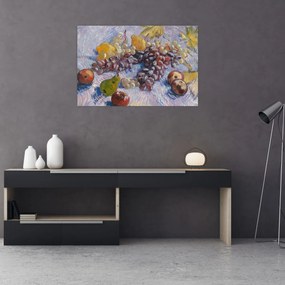 Obraz - Vincent van Gogh, Grapes, Lemons, Pears, and Apples, reprodukcia (90x60 cm)