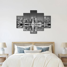Obraz - New York, čiernobiely (150x105 cm)