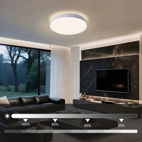 Brilagi - stmievateľné LED stropné svietidlo CORVO LED/72W/230V 3000-6000K biela priemer 50 cm +DO